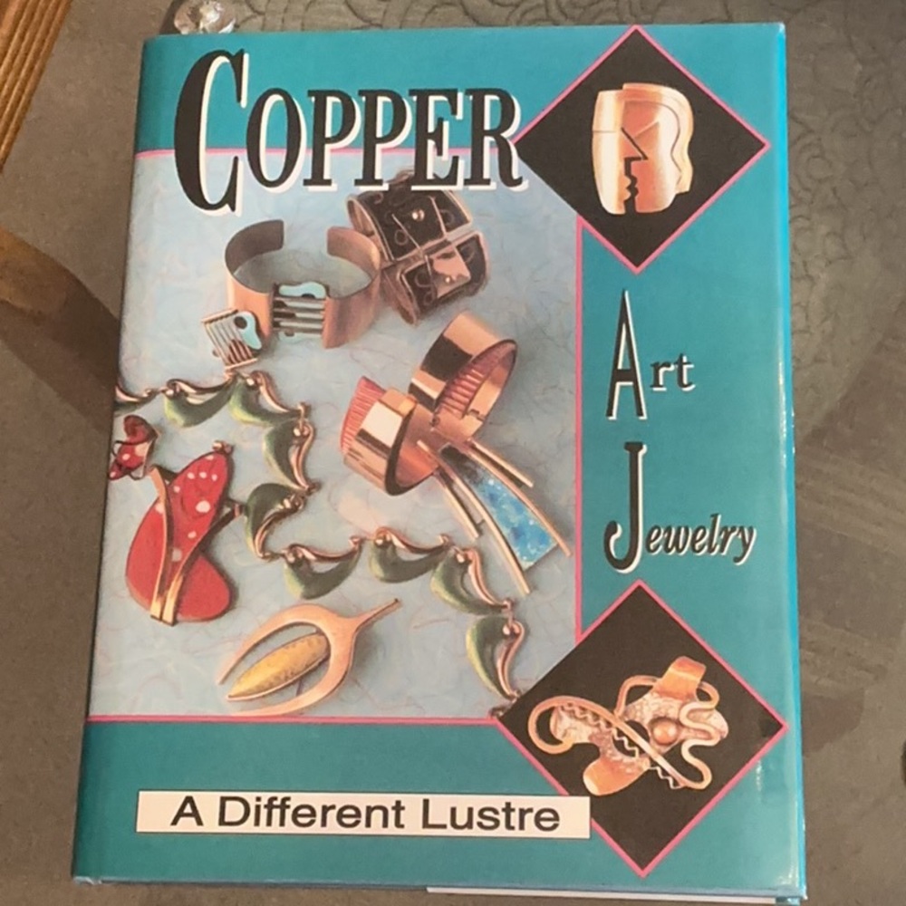 Rebajes Vintage Copper Necklace Modernist Sculptural Signed Book Piece) - Picture 13 of 13